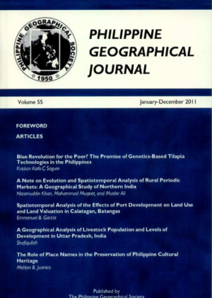Philippine geographical journal vol 55