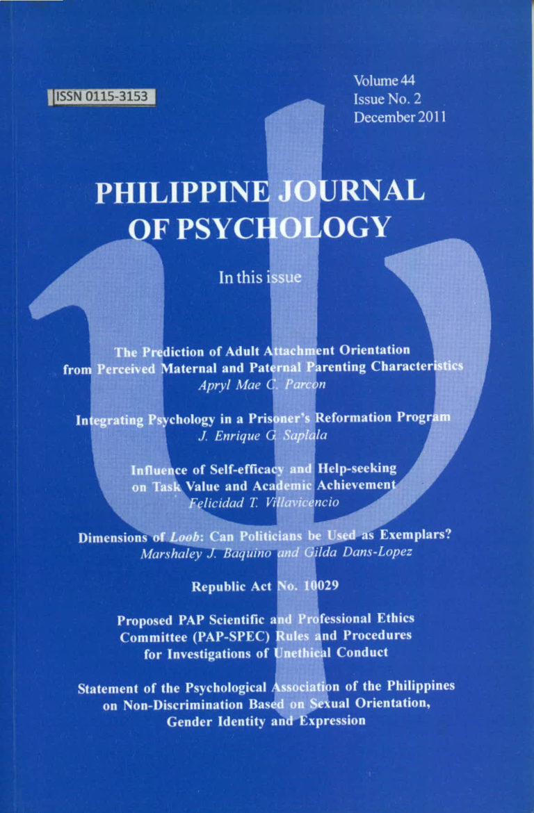 psychology research in the philippines