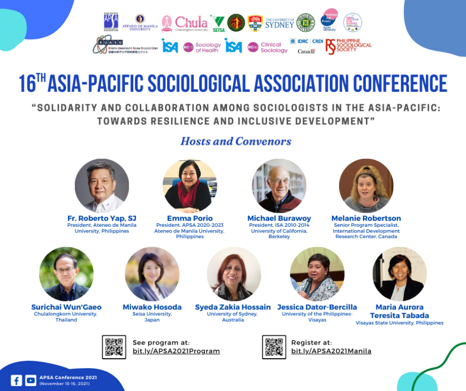 APSA 2021 Host and Convenors Post