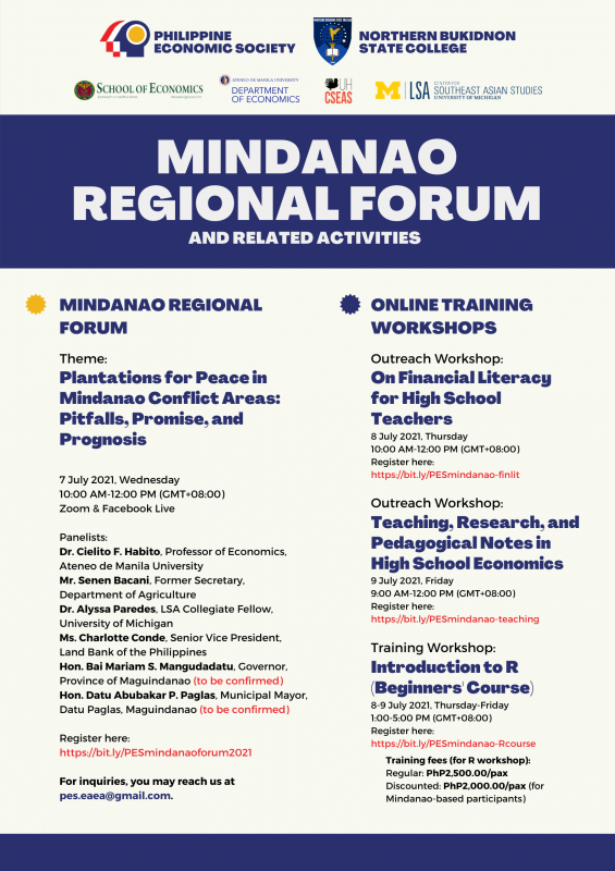 Mindanao Regional Forum omnibus pub